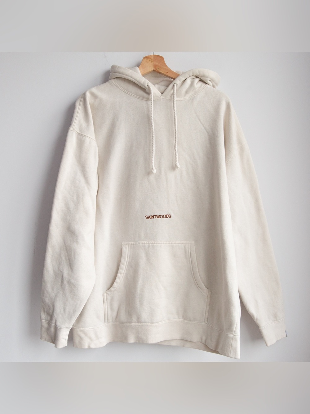 Saintwoods Cream Hoodie Made in Canada XL - Picture 1 of 5